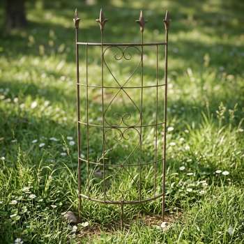 Halbrundes Rankgitter Helios ca. 80 cm - Gartendekoration